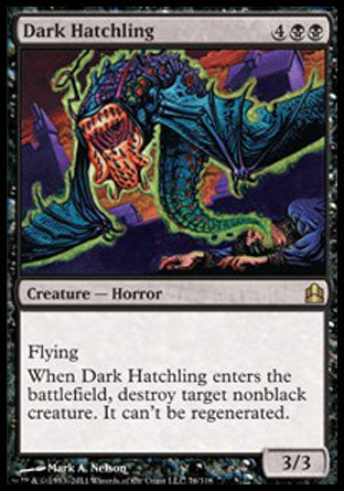 Dark Hatchling (Commander) Light Play