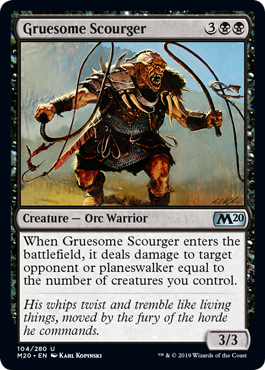 Gruesome Scourger (Magic 2020 Core Set) Near Mint