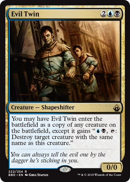Evil Twin (Battlebond) Light Play