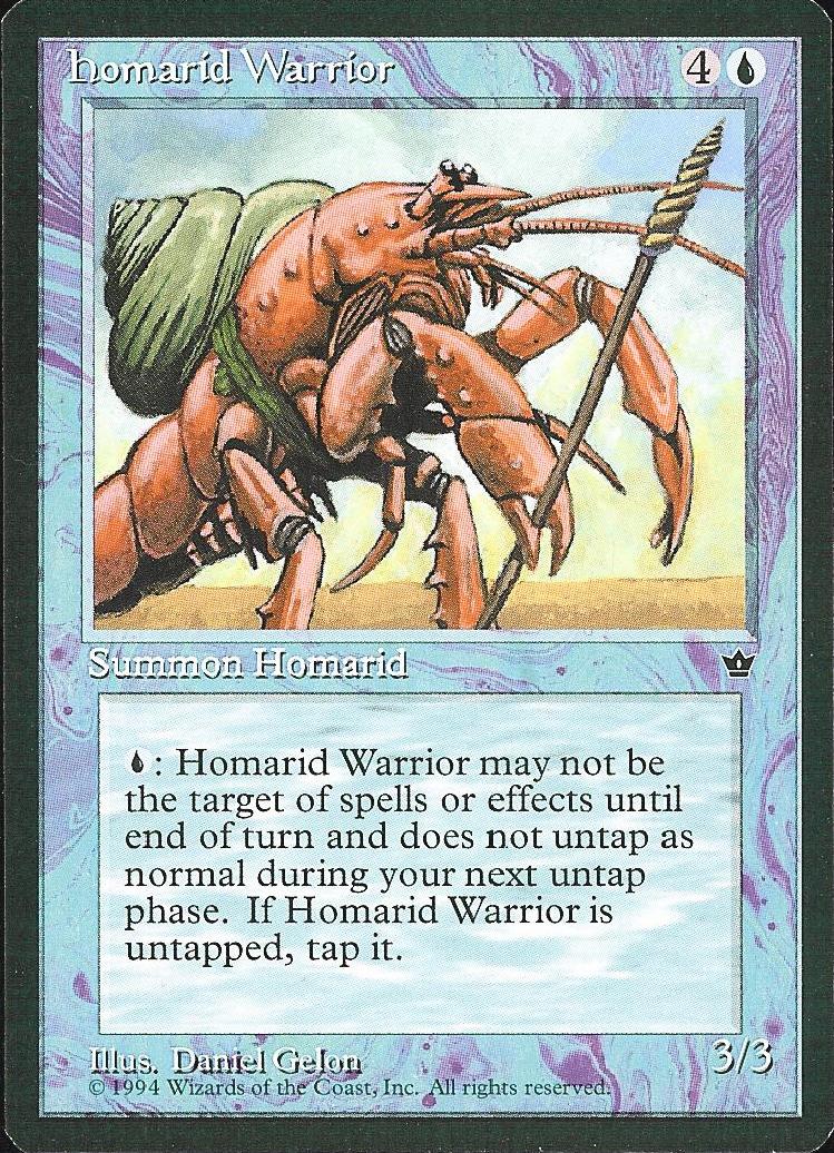 Homarid Warrior (2) (Fallen Empires) Medium Play
