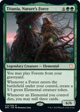Titania, Nature's Force (Commander: The Brothers' War) Near Mint