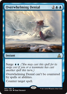 Overwhelming Denial (Oath of the Gatewatch) Near Mint