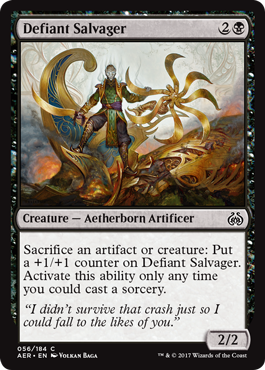 Defiant Salvager (Aether Revolt) Medium Play