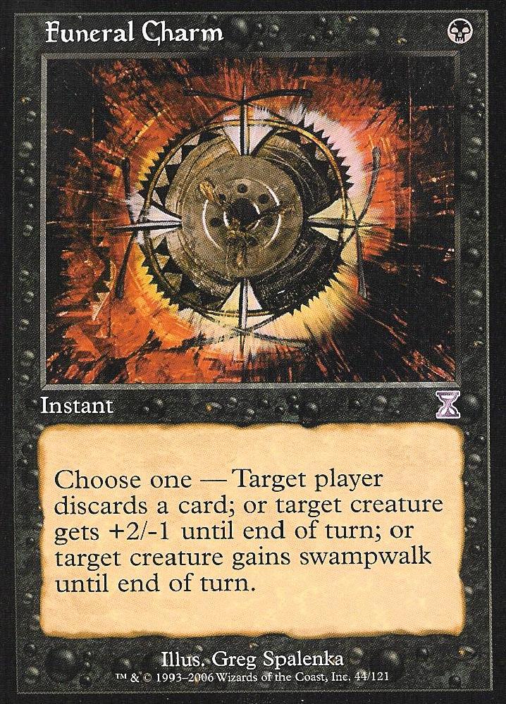 Funeral Charm (Time Spiral Time Shifted) Medium Play Foil