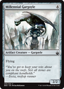 Millennial Gargoyle (Battlebond) Near Mint