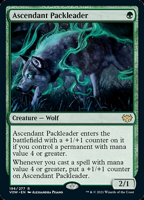 Ascendant Packleader (Innistrad: Crimson Vow) Light Play Foil