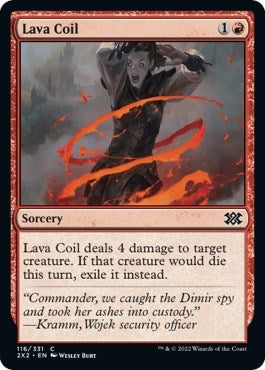 Lava Coil (Double Masters 2022) Near Mint
