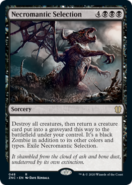 Necromantic Selection (Commander 2020 Zendikar Rising) Light Play