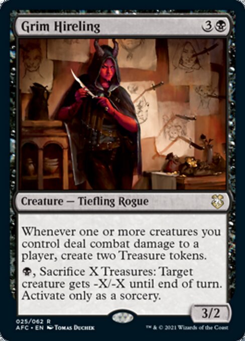 Grim Hireling (Commander 2021 Forgotten Realms) Medium Play