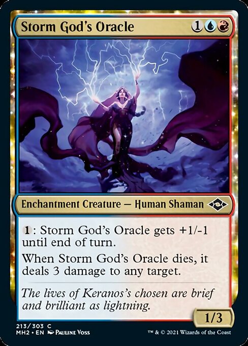 Storm God's Oracle (Modern Horizons 2) Medium Play