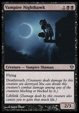 Vampire Nighthawk (Zendikar) Medium Play