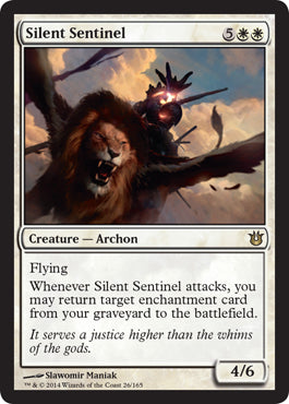 Silent Sentinel (Born of the Gods) Light Play Foil