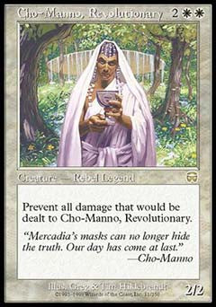 Cho-Manno, Revolutionary (Mercadian Masques) Near Mint