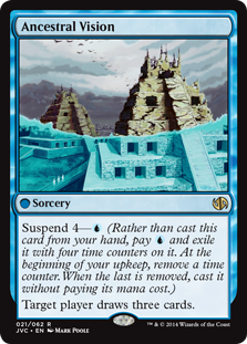 Ancestral Vision (Duel Decks Anthology: Jace vs Chandra) Medium Play