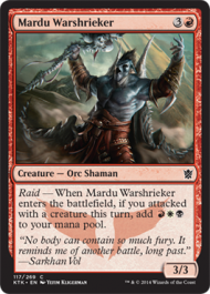 Mardu Warshrieker (Khans of Tarkir) Medium Play