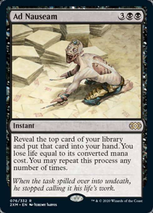 Ad Nauseam (Double Masters) Light Play Foil