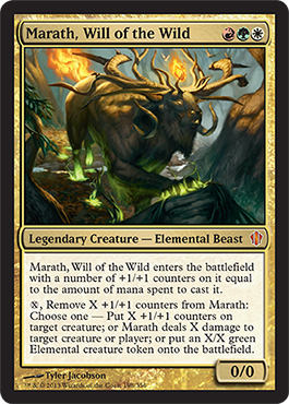 Marath, Will of the Wild (Commander 2013 Edition) Medium Play
