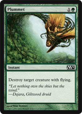 Plummet (Magic 2012 Core Set) Medium Play