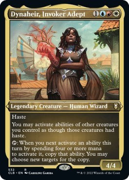 Dynaheir, Invoker Adept (Etched Foil) (Commander Legends: Battle for Baldur's Gate) Near Mint Foil