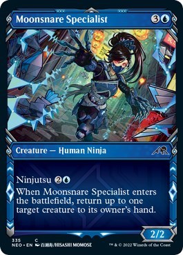 Moonsnare Specialist (Showcase) (Kamigawa: Neon Dynasty) Near Mint