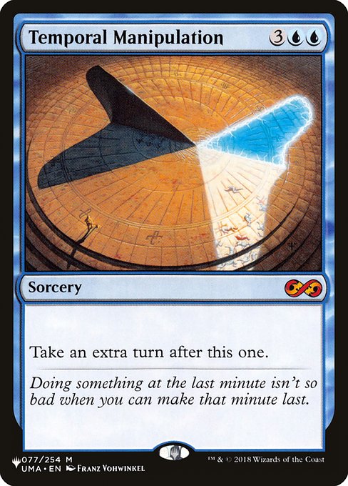 Temporal Manipulation (The List) Near Mint