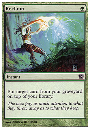 Reclaim (9th Edition) Medium Play