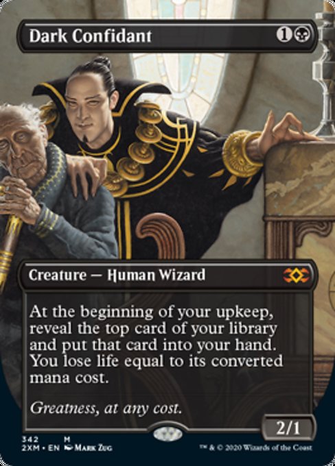Dark Confidant (Borderless) (Double Masters) Near Mint Foil