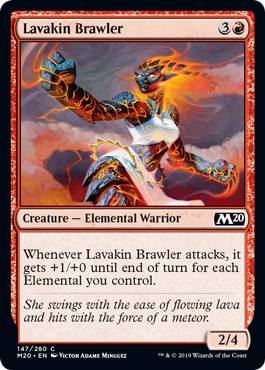 Lavakin Brawler (Magic 2020 Core Set) Near Mint