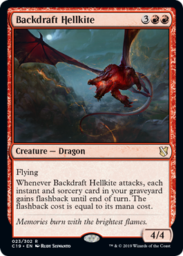 Backdraft Hellkite (Commander 2019) Near Mint