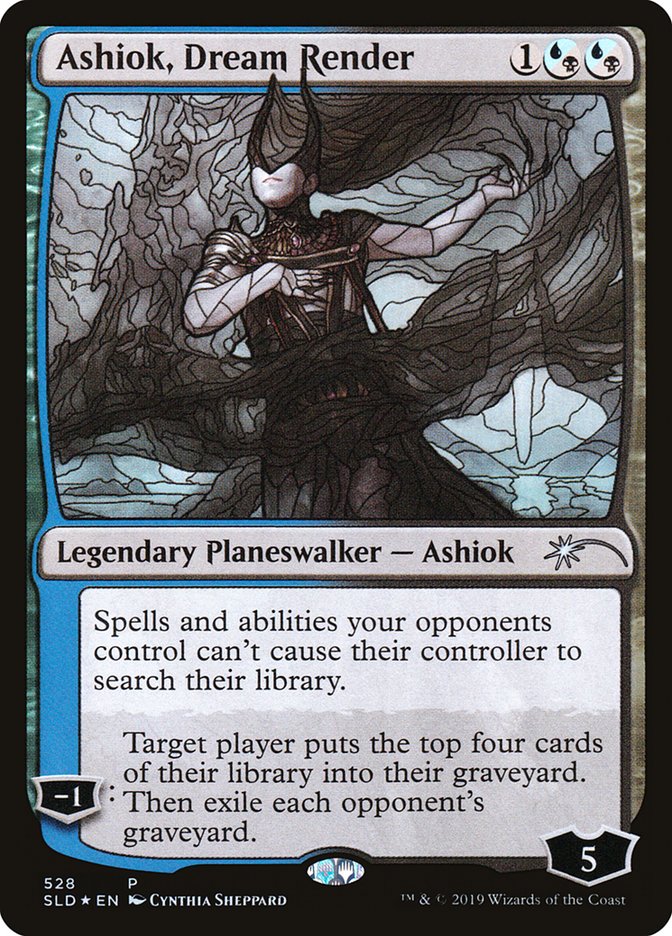 Ashiok, Dream Render Stained Glass (Secret Lair) Near Mint Foil
