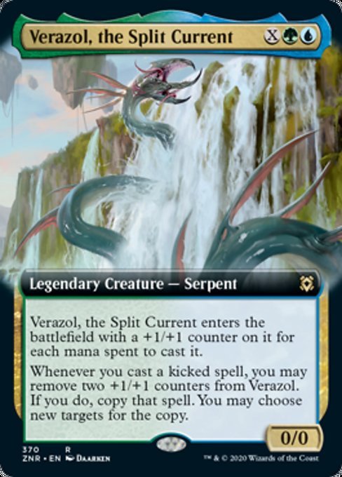 Verazol, the Split Current (Extended Art) (Zendikar Rising) Near Mint