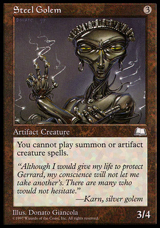 Steel Golem (Weatherlight) Near Mint