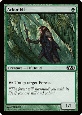 Arbor Elf (Magic 2013 Core Set) Medium Play Foil