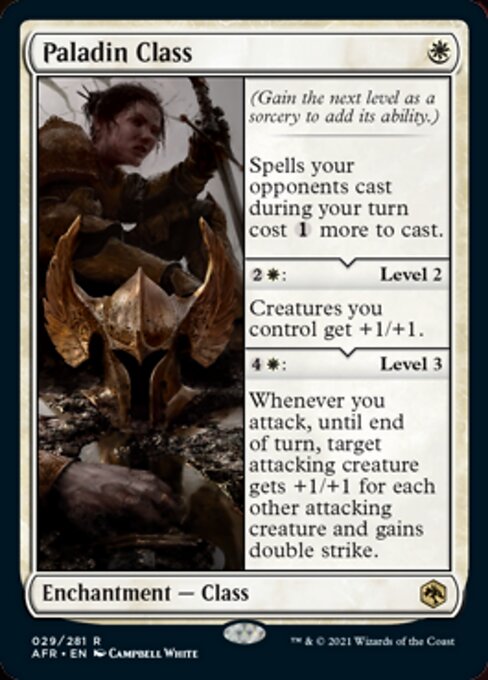 Paladin Class (Adventures in the Forgotten Realms) Near Mint Foil