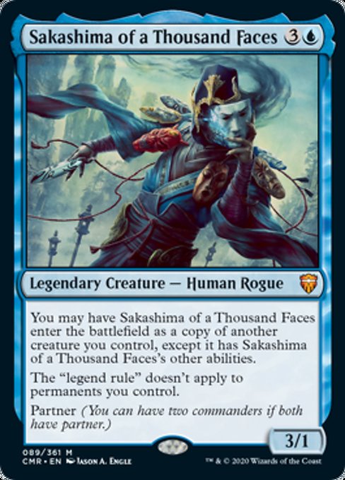 Sakashima of a Thousand Faces (Commander Legends) Near Mint Foil