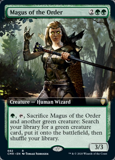 Magus of the Order (Extemded Art) (Commander Legends) Light Play