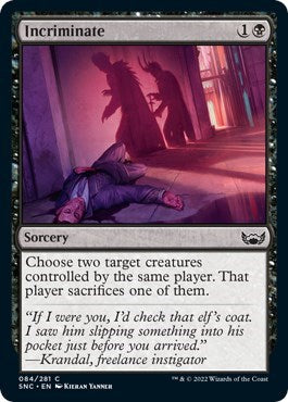 Incriminate (Streets of New Capenna) Near Mint
