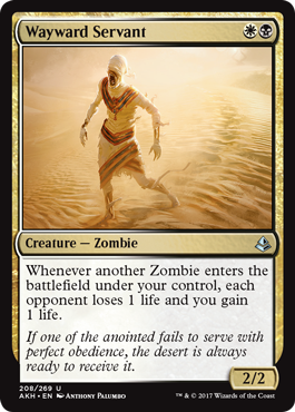 Wayward Servant (Amonkhet) Near Mint