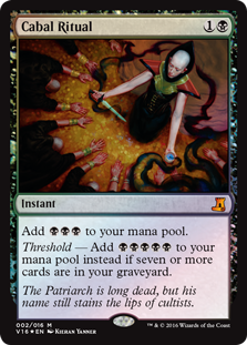 Cabal Ritual (From the Vault: Lore) Near Mint Foil