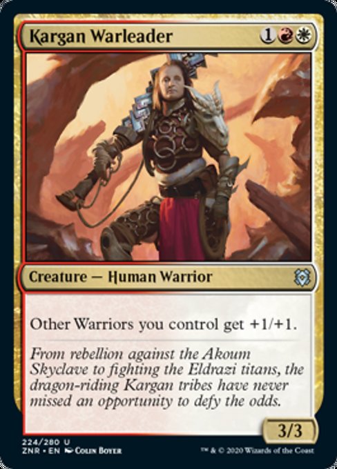 Kargan Warleader (Zendikar Rising) Near Mint