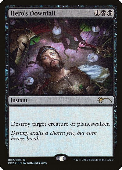 Hero's Downfall (Promos: Unique and Miscellaneous) Medium Play Foil