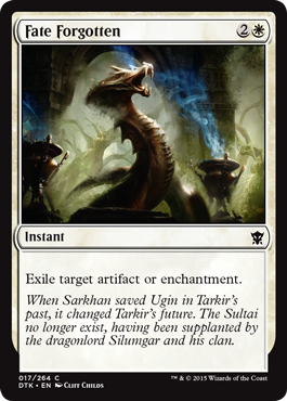 Fate Forgotten (Dragons of Tarkir) Medium Play