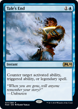 Tale's End (Magic 2020 Core Set) Near Mint Foil