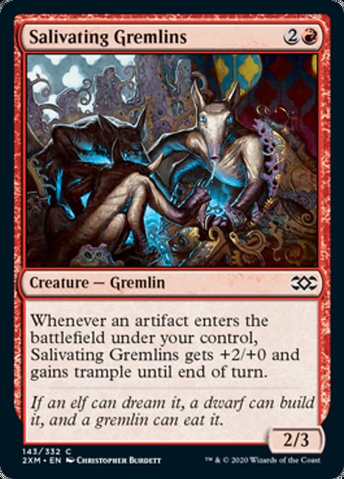 Salivating Gremlins (Double Masters) Medium Play