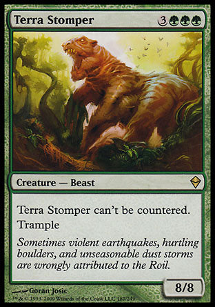 Terra Stomper (Zendikar) Light Play Foil