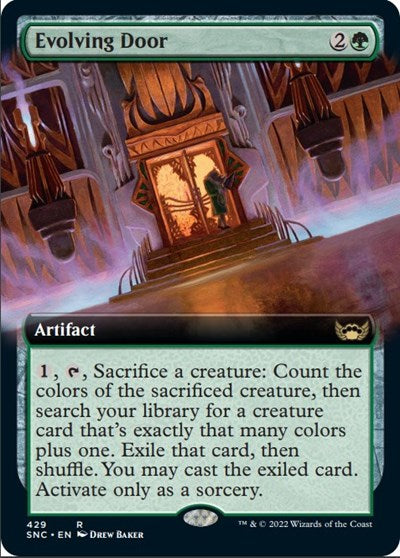 Evolving Door (Extended Art) (Streets of New Capenna) Light Play Foil