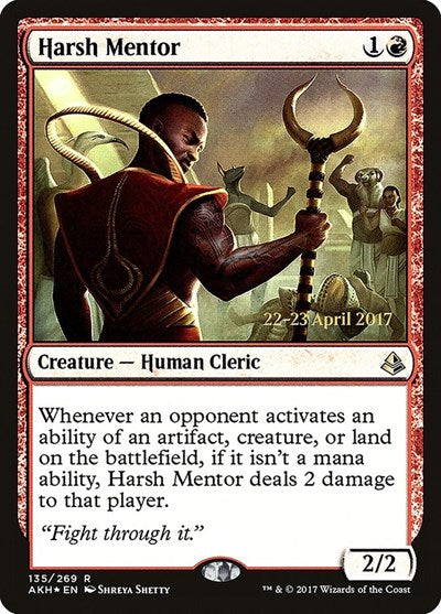 Harsh Mentor (Promos: Prerelease Cards) Medium Play Foil