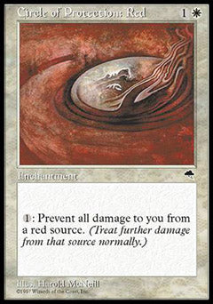 Circle of Protection: Red (Tempest) Near Mint
