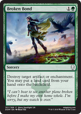 Broken Bond (Dominaria) Light Play