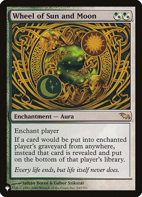Wheel of Sun and Moon (The List) Near Mint